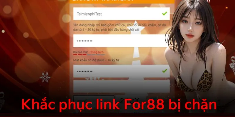 Giải pháp khắc phục để có link For88 không bị chặn