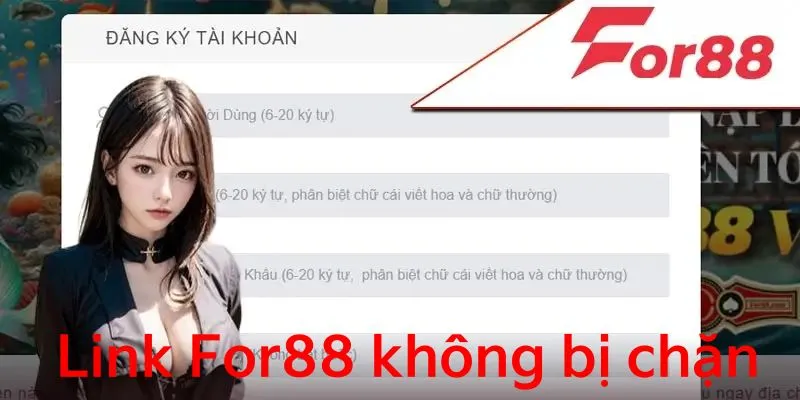 Link For88 không bị chặn an toàn nhất cho bạn